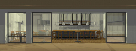 bistro kitchen ceroの画像