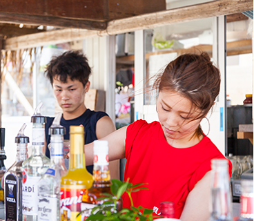 海の家異人庭の画像