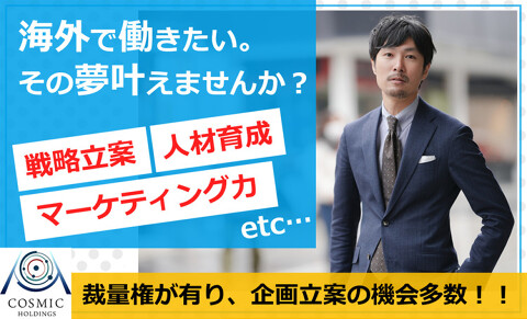 株式会社コズミックホールディングス（東京支社）※海外勤務の画像