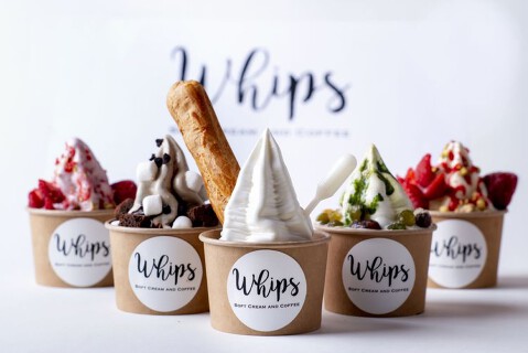 Whips　SOFTCREAM AND COFFEEの画像