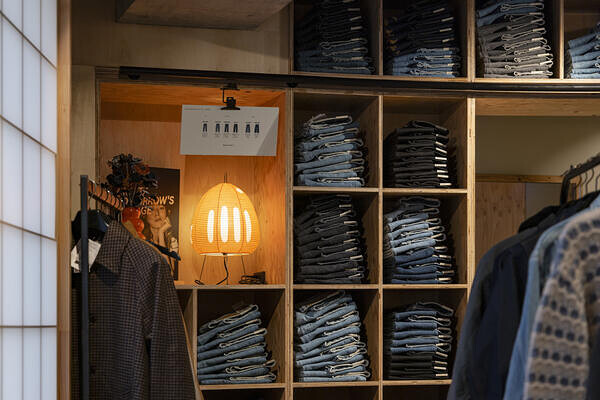 nudie jeans tokyo デニムショップの内装・外観画像