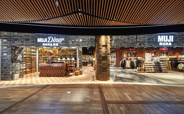 MUJI 前灘太古里 Phase-1 アパレル 物販店の内装・外観画像