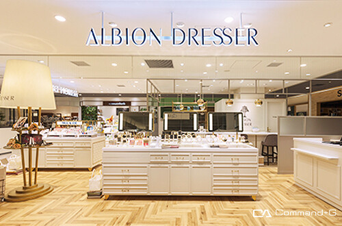 ALBION DRESSER 千葉店 ライフスタイルコスメストアの内装・外観画像