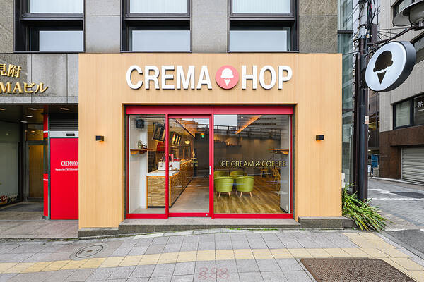 CREMAHOP赤坂見附店 アイスクリーム専門店の内装・外観画像