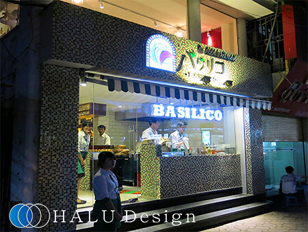 BASILICO（海外 ベトナム ハノイ）- HALU Design Inc. イタリアンレストランの内装・外観画像