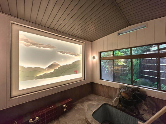 離れ　山家荘　箱根湯本温泉 旅館露天風呂の内装・外観画像