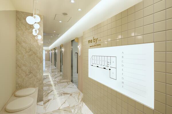 me by,, supported by SALOWIN 名古屋名駅店 シェアサロンの内装・外観画像