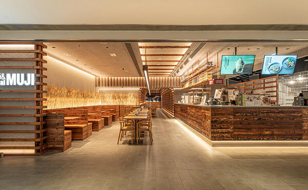 Cafe ＆Meal MUJI Mira Place Hong Kong カフェ レストランの内装・外観画像