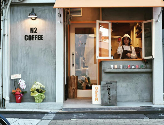 N2 COFFEE カフェ・パン屋・ケーキ屋の内装・外観画像