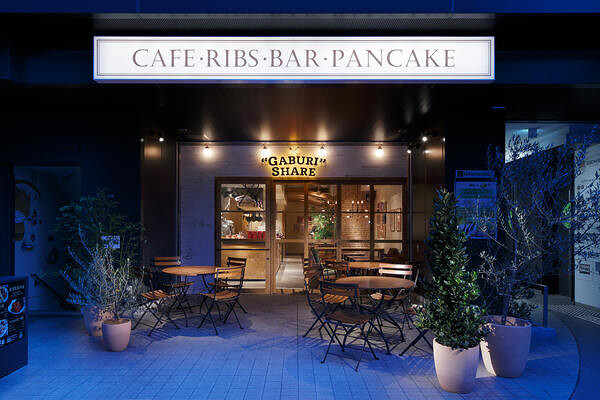 GABURI　SHARE　GEMS渋谷 カフェ・リブス・バー・パンケーキの内装・外観画像
