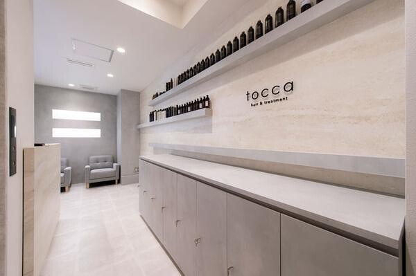 tocca hair&treatment 美容室（ヘアサロン）の内装・外観画像