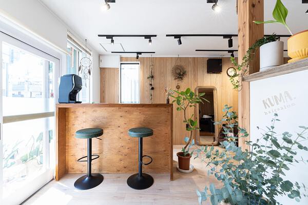 KUMA.hairsalon 美容室・理容室・ヘアサロンの内装・外観画像