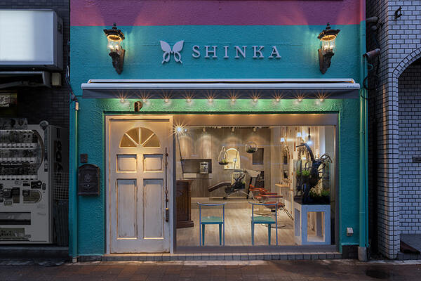 SHINKA Azabu-juban ヘアーサロンの内装・外観画像