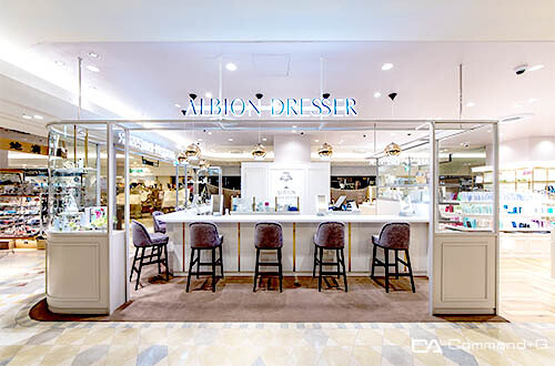 ALBION DRESSER アトレ恵比寿店 ライフスタイルコスメストアの内装・外観画像