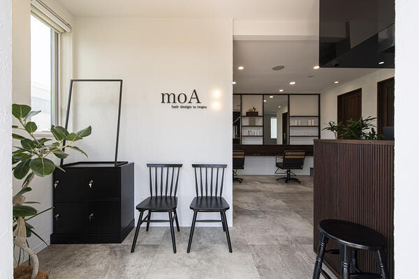 moA hair design つくばみどりの店 美容室・理容室・ヘアサロンの内装・外観画像