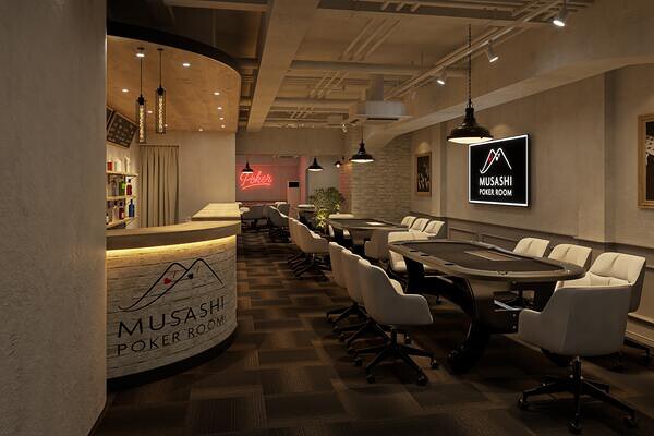 MUSASHI POKER ROOM 大阪本町店 ポーカーカフェバーの内装・外観画像