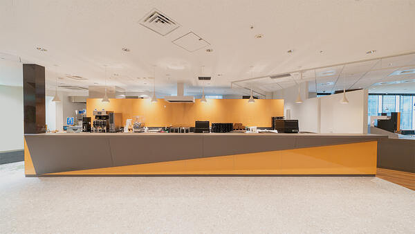 東京スター銀行本店 食堂 | Star Café 社員食堂の内装・外観画像