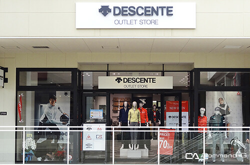 DESCENTE OUTLET STORE 三井アウトレットパーク倉敷店 アパレルの内装・外観画像