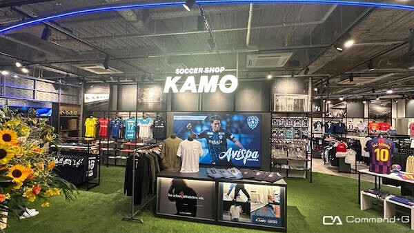 サッカーショップ KAMO 福岡店 アパレル, その他（物販・アパレル）の内装・外観画像