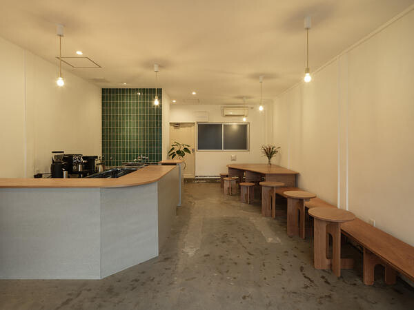 流れる線がつくる奥